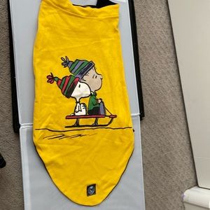 Snoopy dog shirt for pups size large